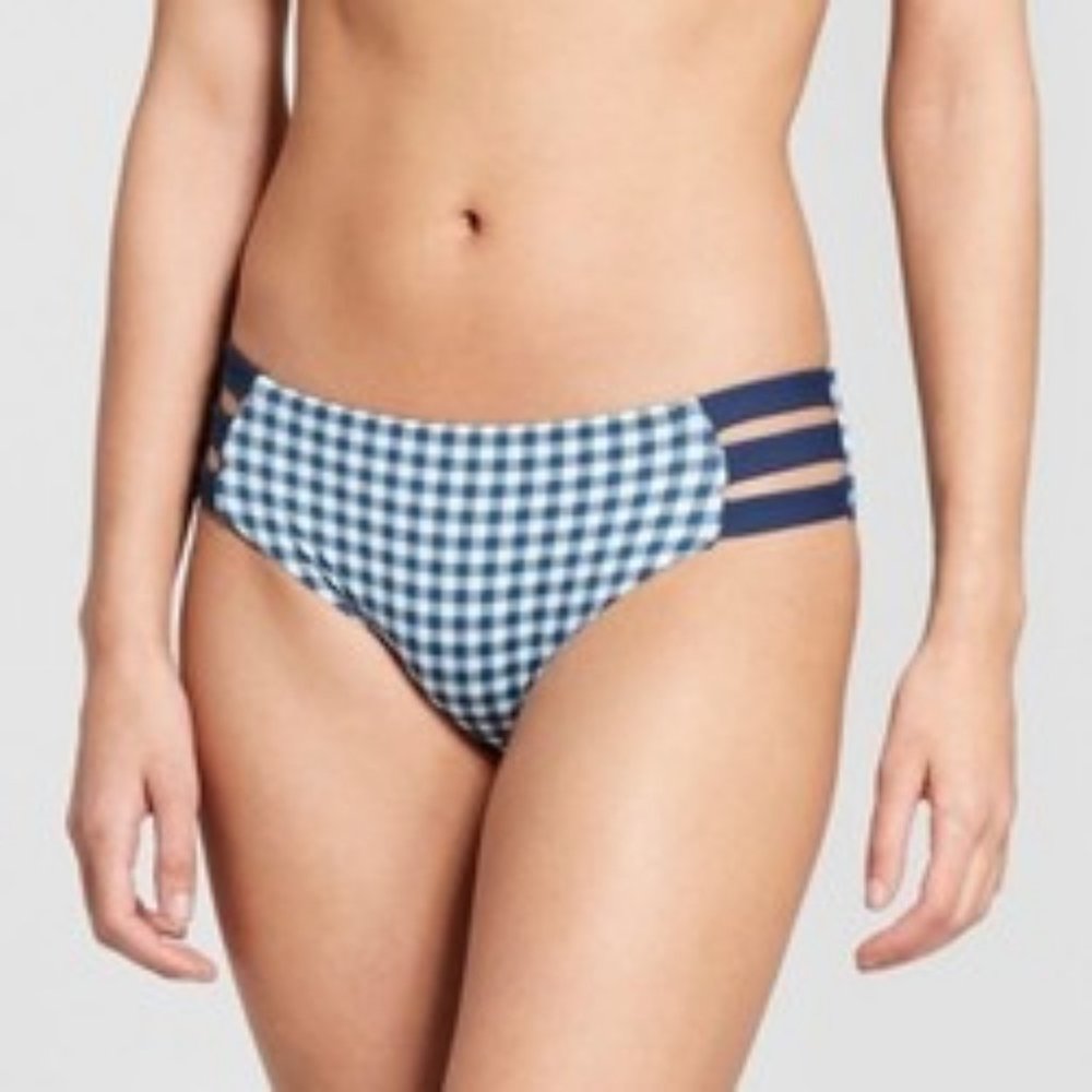 Sunn Lab Swim Women's Gingham Hipster Biki Bottom